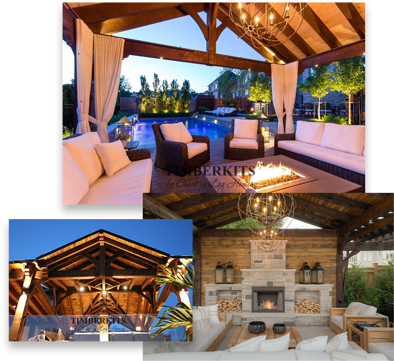 Collage of pavillions